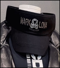 Crystal Embro 2 Tone Visor | MEN and WOMEN
